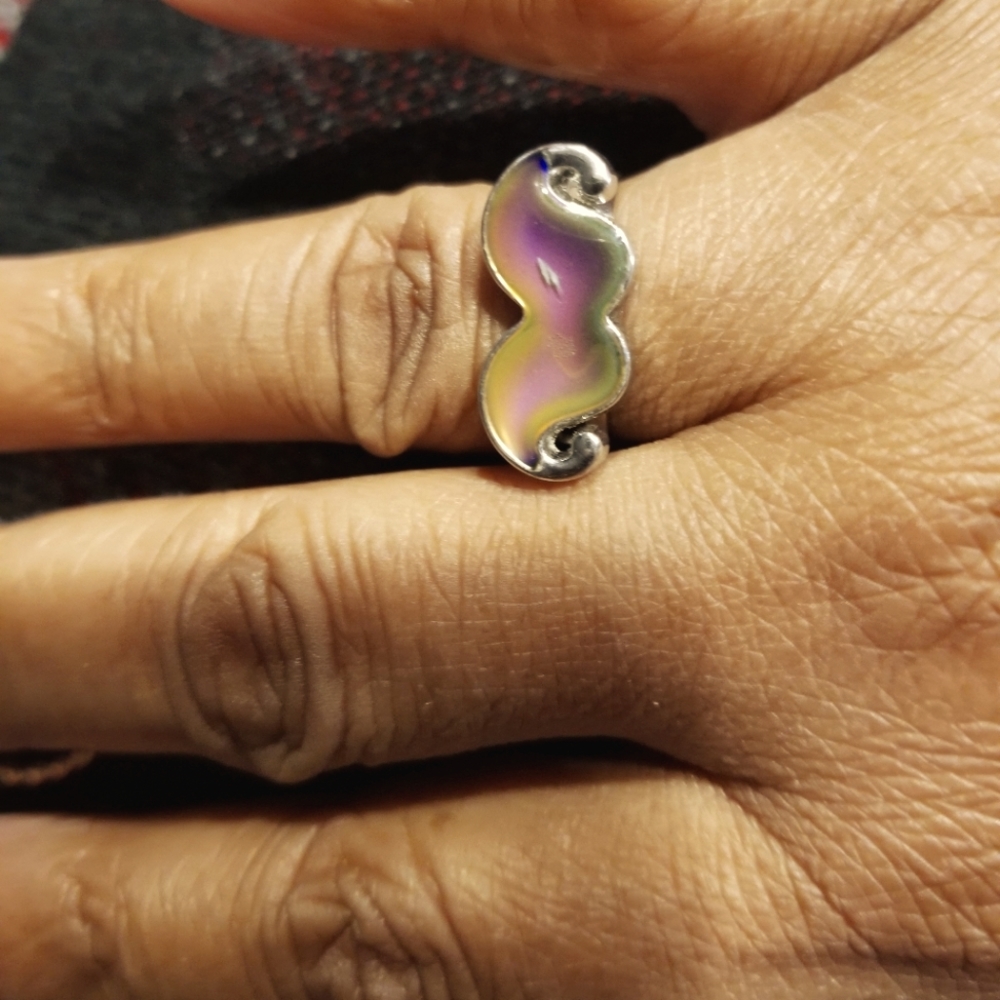 2 for $14: Mustache Mood Ring #1